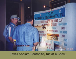 Texas Sodium Bentonite, Inc at a show